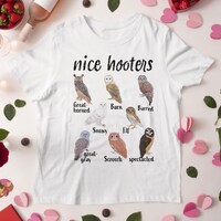 Nice Hooters Funny Owl Birds Christmas Gift Unisex T-Shirt