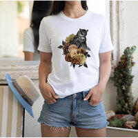 Boho Owl shirt- Owl Floral shirt- Boho Floral shirt-Owl and flower shirt-Owl Lover's shirt