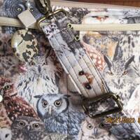 Wonderful Winter Owls Crossbody or Shoulder Adjustable Strap Small Crossbody Purse