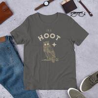 I'm A Hoot! Funny Cute Owl Animal Lover Unisex Shirt | Nocturnal Bird Predator Cool Lazy Costume
