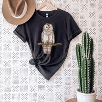 Barred Owl Shirt, Wildlife Rescue Shirt, Owl Graphic T-Shirt For Women Men, Gift For Bird Lover, Bar
