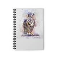Owl Spiral Notebook - Ruled Line