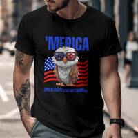 Matching Merica Patriotic Baby Owl T-Shirt, Fourth of July Tee, Fourth of July Baby Outfit, American