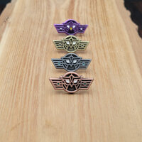 Sacred Geometry Owl Mini Electric Forest Hat Pin *LIMITEDEDITION* Heady Hat Pins by : Eccentric Visu