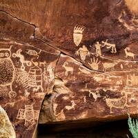Owl Art, Rock Art, Petroglyph, Indian Writing, Native American Art, Black and White, Southwest India