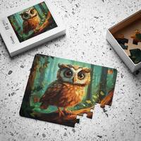Kids' Puzzle, 30-Piece, Woodland Owl