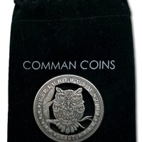 Hobo Coin Cut Coin Cosmic Owl Monster From Where the Wild Things Are Bedtime Story Art Dollar Cospla