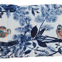 Blue Owl Indian Block Printed  Quilt, Blanket Jaipuri Print Razai, Winter Warm Quilt Bedding A/c Bla