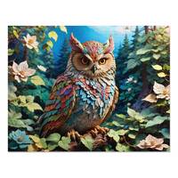 Beautiful Owl Jigsaw Puzzles for Adults 1000 Piece Owl Puzzle | Fun Family Puzzles Animal Gift for B