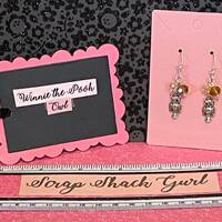Winnie the Pooh (Owl) Inspired Earrings
