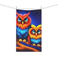 Colorful And Quirky Owl Kitchen Towel