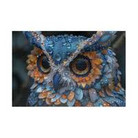 Colorful Owl Made of Dew Puzzle in 110, 252, 520, or 1014 pieces, 1000 Pieces, Unique, Jigsaw, Famil