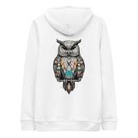 Owl Spirit Animal - Organic Unisex Hoodie v1