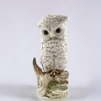 Vintage Cybis Porcelain Baby Snow Owl Figurine