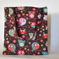 Quirky Owl Tote Bag
