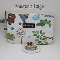 Owls Frogs and other creatures Wristlet and Mirror Set