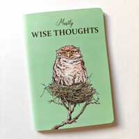 Wise Thoughts Owl A5 Notebook