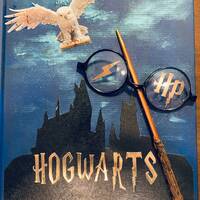 Potter Journal Sketchbook Magic Wand Harry Glasses Owl Journaling DarlingArtByValeri Diary Journalin