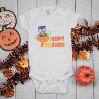 Halloween Owl Onesie, Halloween baby onesies, Owl halloween baby bodysuit, baby halloween, happy hal