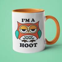 Owl Mug, Sarcastic Gift, Teacher Mug, I'm a Hoot