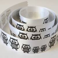 Owl Ribbon 25mm various lengths/colours cake ribbon gift wrap