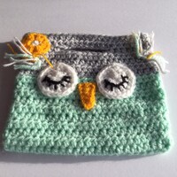Crocheted Owl Handbag