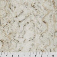 Shannon Fabrics Luxe Cuddle Snowy Owl Natural Minky Fabric