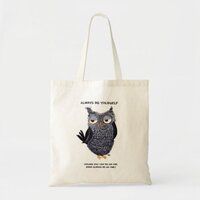 ALWAYS BE AN OWL TOTE BAG