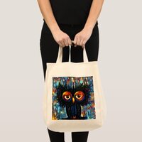 Brilliant and Wise Owl  Tote Bag