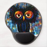 Brilliant and Wise Owl  Gel Mouse Pad