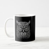 Norse Style Viking Owl Tattoo Wildlife Animal (V.1 Coffee Mug