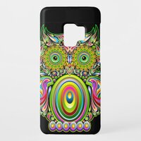 Owl Psychedelic Design Samsung Galaxy Cases