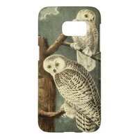 Snowy Owl Audubon Bird Artwork Samsung Galaxy S7 Case
