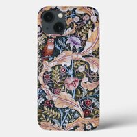 Owl and Flowers, William Morris iPhone 13 Case