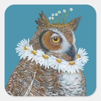 Elizabethan owl stickers