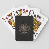 The Golden Owl Tree Playing Cards