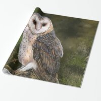 Barn Owl Wrapping Paper
