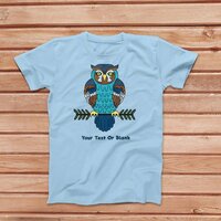 Nordic Folk Art Owl T-Shirt