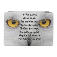 THE WISE OLD OWL ipad case