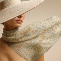 William Morris - Botanic Owl and Berries Scarf