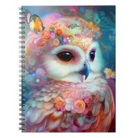 Surreal Owl Fantasy Art Notebook