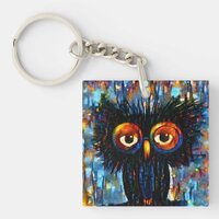 Brilliant and Wise Owl Keychain