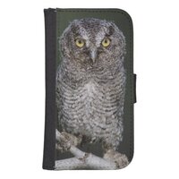 Eastern Screech-Owl, Megascops asio, Otus 2 Galaxy S4 Wallet Case