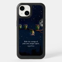 Owl That's Different With Unique Quote Collage OtterBox iPhone 14 Case