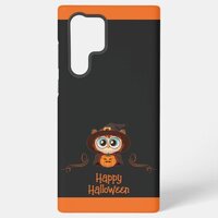 Owl/Fall/Autumn/Halloween/pumpkin Samsung Galaxy S22 Ultra Case