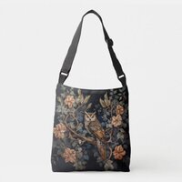 Owl Fabric Design #1 Crossbody Bag