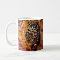 Flower Petal Owl #2 Coffee Mug