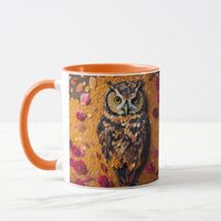 Flower Petal Owl #2 Mug