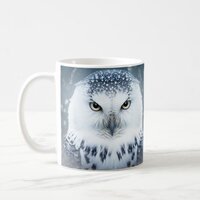 Snowy Owl Ice Stare Coffee Mug