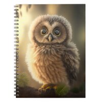 Adorable Baby Owl Notebook